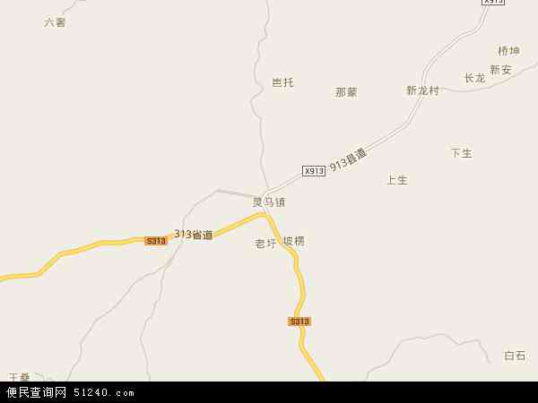 灵马镇地图 - 灵马镇电子地图 - 灵马镇高清地图 - 2024年灵马镇地图