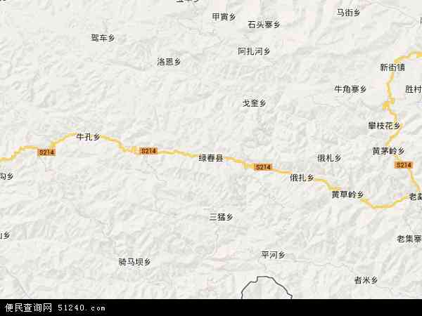 绿春县地图册图片