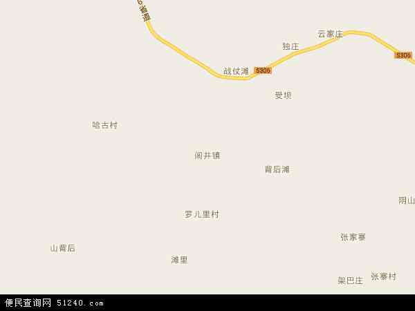 岷县闾井镇地图图片