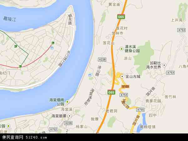 龙门浩地图 - 龙门浩电子地图 - 龙门浩高清地图 - 2024年龙门浩地图