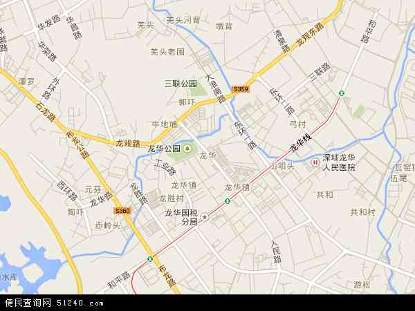 龙华地图 - 龙华电子地图 - 龙华高清地图 - 2024年龙华地图