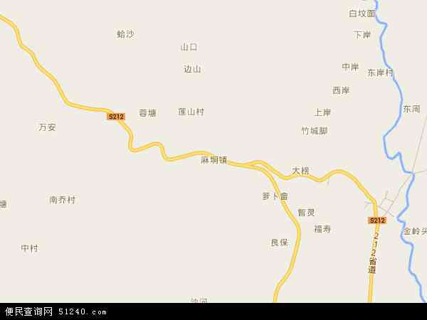 麻垌镇地图 - 麻垌镇电子地图 - 麻垌镇高清地图 - 2024年麻垌镇地图
