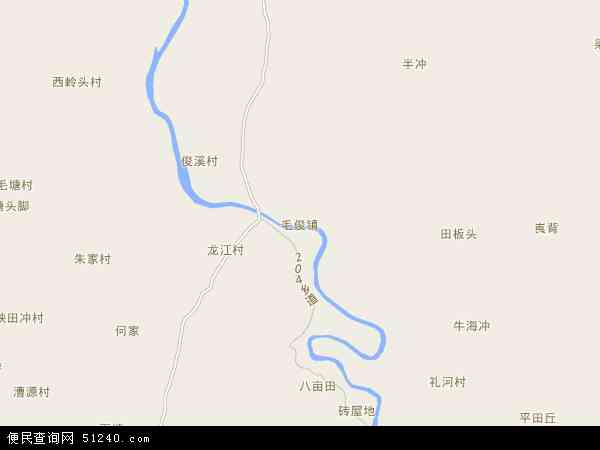 蓝山县各镇地图图片