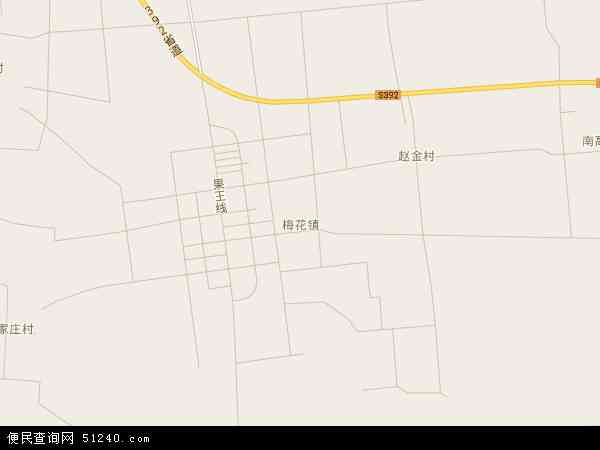 梅花镇地图 - 梅花镇电子地图 - 梅花镇高清地图 - 2024年梅花镇地图