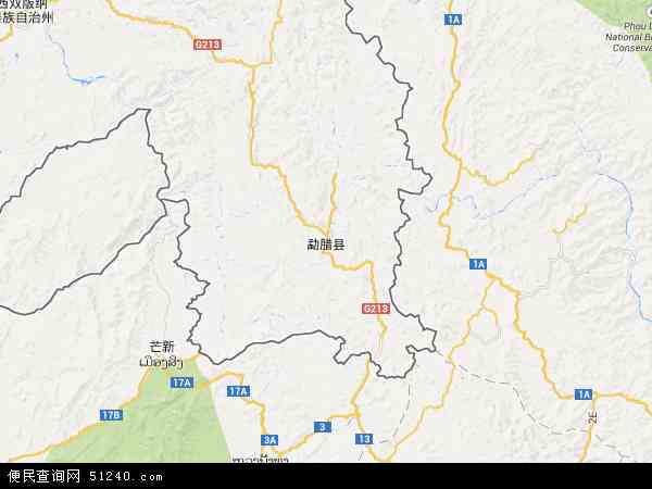 勐腊县地图 - 勐腊县电子地图 - 勐腊县高清地图 - 2024年勐腊县地图