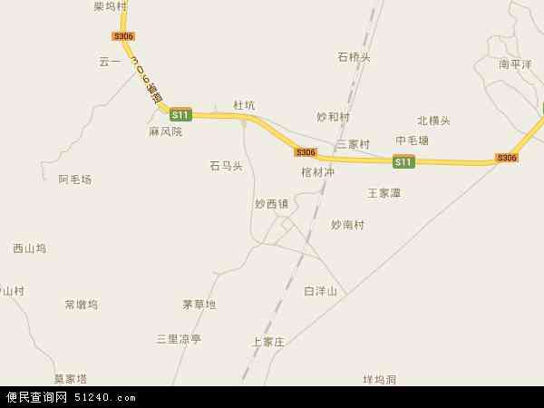 妙西镇地图 - 妙西镇电子地图 - 妙西镇高清地图 - 2024年妙西镇地图