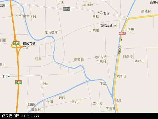  河南省 周口市 项城市 南顿镇南顿镇地图 本站收录有:2021