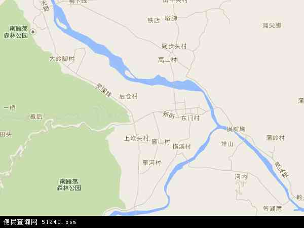 南雁镇地图 - 南雁镇电子地图 - 南雁镇高清地图 - 2024年南雁镇地图