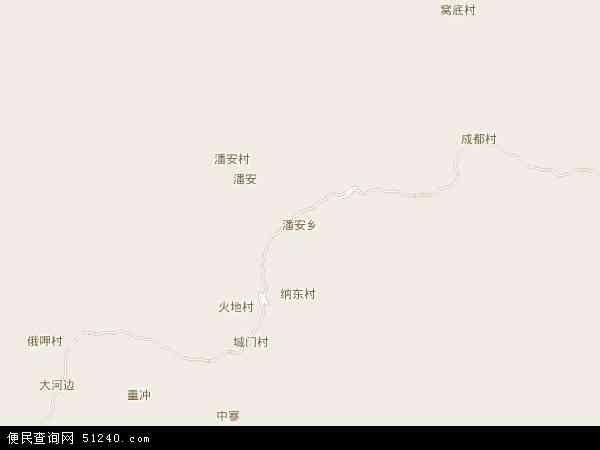 潘安乡地图 - 潘安乡电子地图 - 潘安乡高清地图 - 2024年潘安乡地图