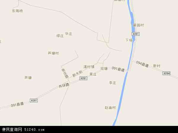 潘村镇地图 - 潘村镇电子地图 - 潘村镇高清地图 - 2024年潘村镇地图