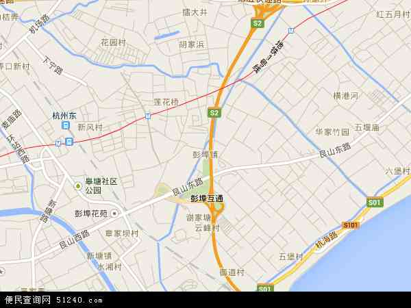 彭埠镇地图 - 彭埠镇电子地图 - 彭埠镇高清地图 - 2024年彭埠镇地图