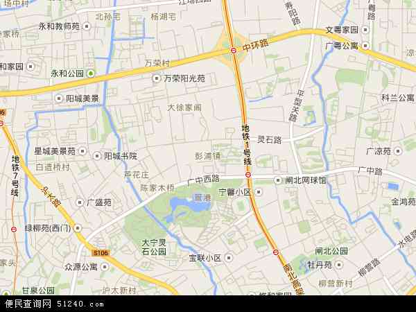 彭浦镇地图 - 彭浦镇电子地图 - 彭浦镇高清地图 - 2024年彭浦镇地图