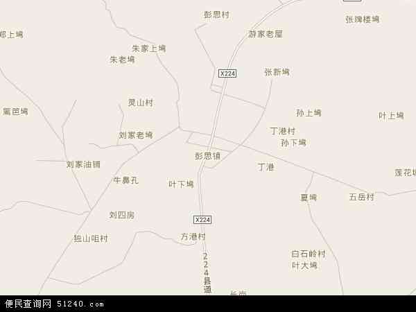 彭思镇地图 - 彭思镇电子地图 - 彭思镇高清地图 - 2024年彭思镇地图