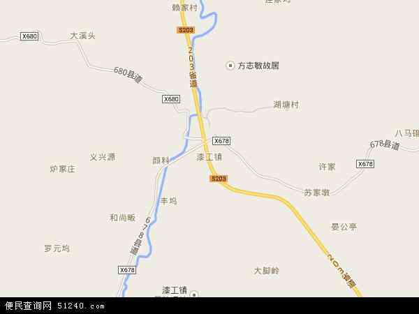 漆河镇地图图片