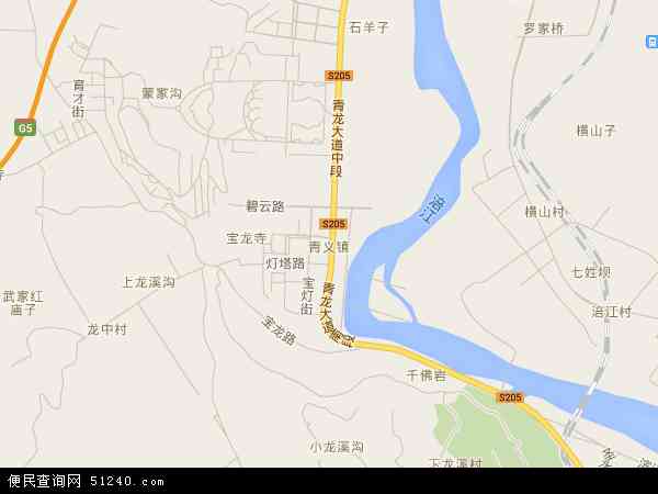 青义镇地图 