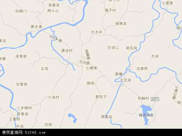 七塘镇地图 - 七塘镇电子地图 - 七塘镇高清地图 - 2024年七塘镇地图