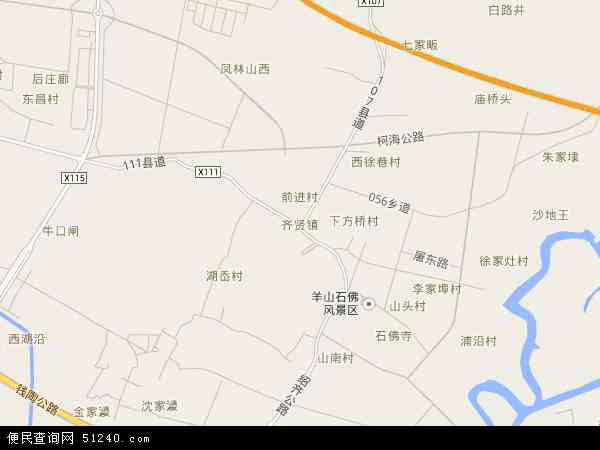 齐贤镇地图 - 齐贤镇电子地图 - 齐贤镇高清地图 - 2024年齐贤镇地图