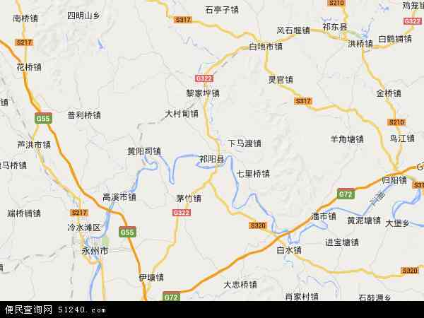 祁阳县地图 - 祁阳县电子地图 - 祁阳县高清地图 - 2024年祁阳县地图