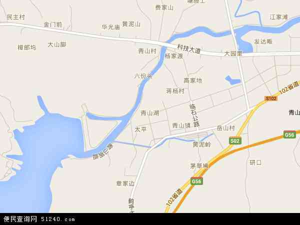 青山湖地图 - 青山湖电子地图 - 青山湖高清地图 - 2024年青山湖地图