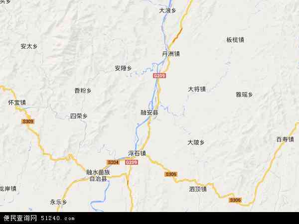 融安县地图 - 融安县电子地图 - 融安县高清地图 - 2024年融安县地图