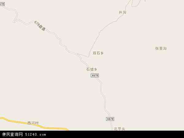 石坡乡地图 - 石坡乡电子地图 - 石坡乡高清地图 - 2024年石坡乡地图