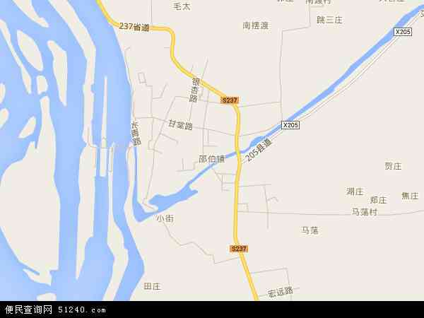 邵伯镇地图 - 邵伯镇电子地图 - 邵伯镇高清地图 - 2024年邵伯镇地图