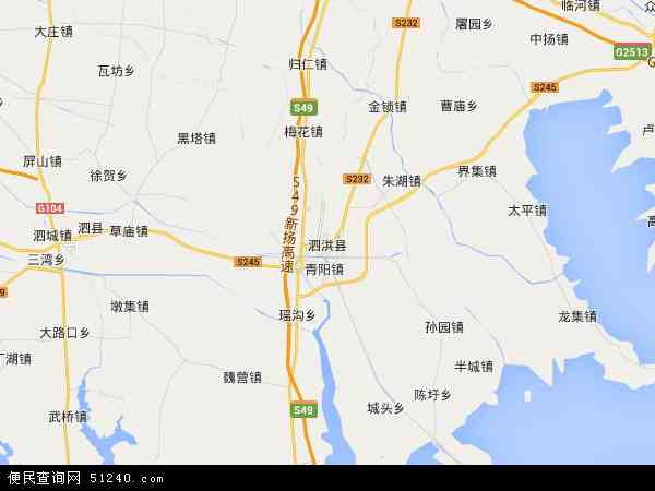 泗洪县地图 - 泗洪县电子地图 - 泗洪县高清地图 - 2024年泗洪县地图