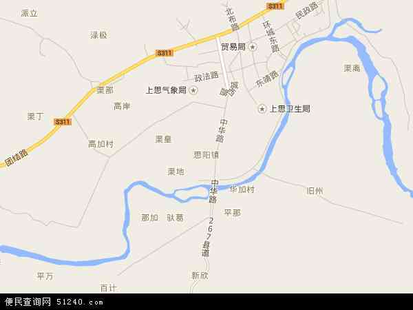 思阳镇地图 - 思阳镇电子地图 - 思阳镇高清地图 - 2024年思阳镇地图