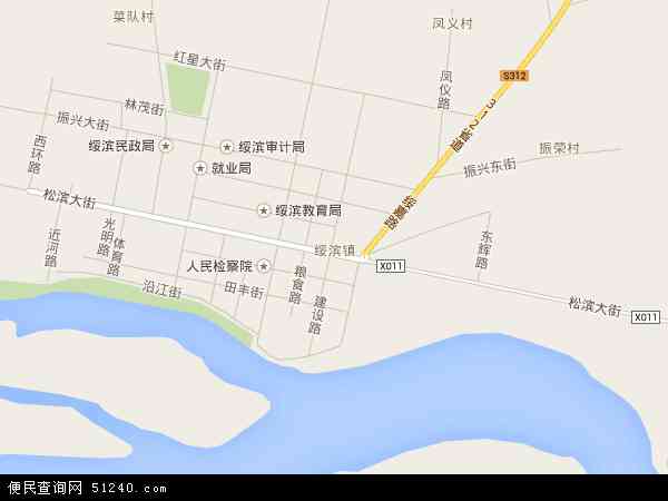 绥滨镇地图 - 绥滨镇电子地图 - 绥滨镇高清地图 - 2024年绥滨镇地图