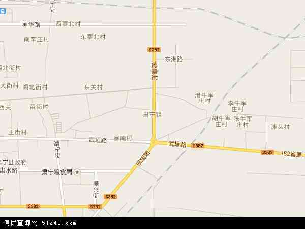 肃宁镇地图 - 肃宁镇电子地图 - 肃宁镇高清地图 - 2024年肃宁镇地图