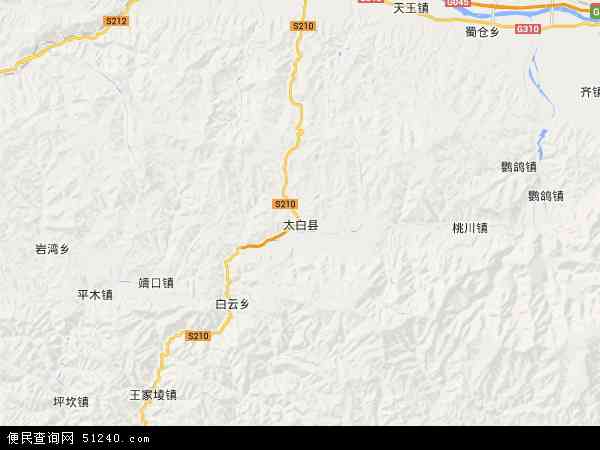 太白县地图 - 太白县电子地图 - 太白县高清地图 - 2024年太白县地图