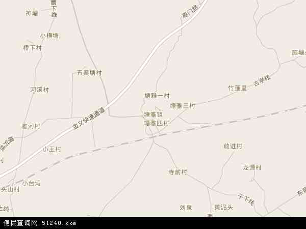 塘雅镇地图 - 塘雅镇电子地图 - 塘雅镇高清地图 - 2024年塘雅镇地图