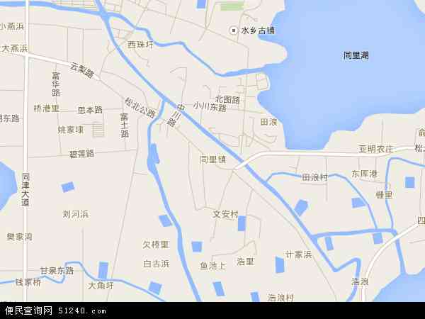 同里镇地图 - 同里镇电子地图 - 同里镇高清地图 - 2024年同里镇地图