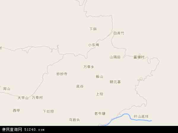 万阜乡地图 - 万阜乡电子地图 - 万阜乡高清地图 - 2024年万阜乡地图