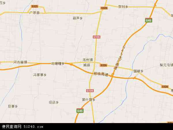 威县地图 - 威县电子地图 - 威县高清地图 - 2024年威县地图