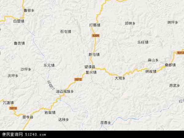 望谟县地图 - 望谟县电子地图 - 望谟县高清地图 - 2024年望谟县地图