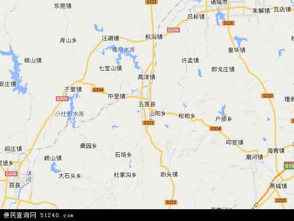 五莲县地图 - 五莲县电子地图 - 五莲县高清地图 - 2024年五莲县地图
