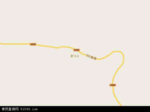 夏玛乡地图 - 夏玛乡电子地图 - 夏玛乡高清地图 - 2024年夏玛乡地图