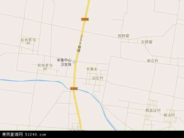 辛集乡村地图图片