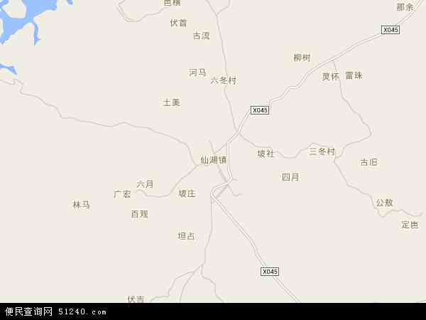 仙湖镇地图 - 仙湖镇电子地图 - 仙湖镇高清地图 - 2024年仙湖镇地图
