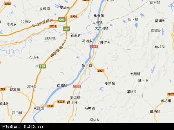 新干县地图 - 新干县电子地图 - 新干县高清地图 - 2024年新干县地图