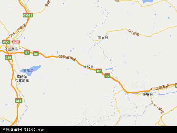 兴和县地图 - 兴和县电子地图 - 兴和县高清地图 - 2024年兴和县地图