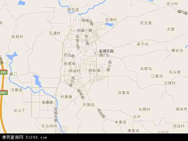 西彭镇地图 - 西彭镇电子地图 - 西彭镇高清地图 - 2024年西彭镇地图