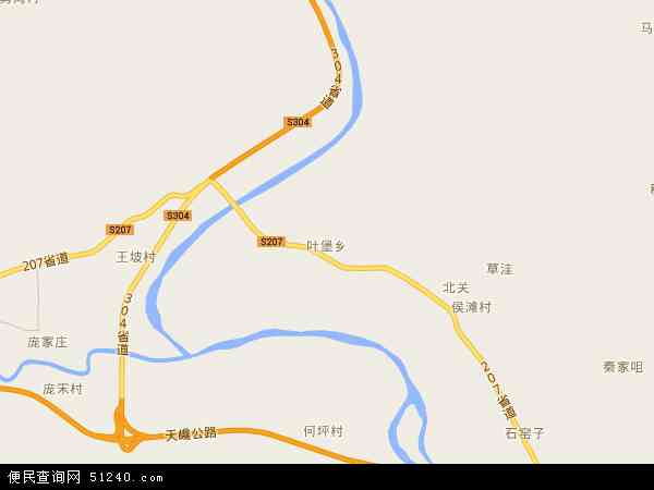 秦安县叶堡镇地图图片