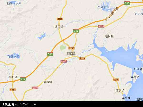 阳西县地图 - 阳西县电子地图 - 阳西县高清地图 - 2024年阳西县地图