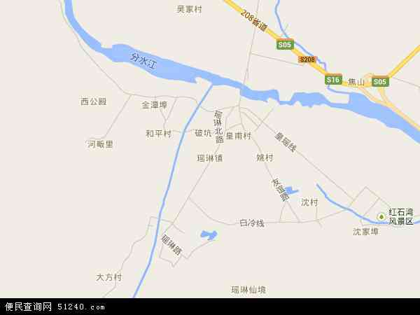 瑶琳镇地图 - 瑶琳镇电子地图 - 瑶琳镇高清地图 - 2024年瑶琳镇地图