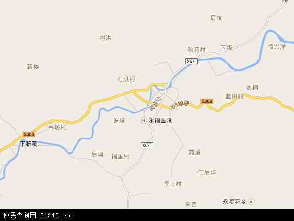 永福镇地图 - 永福镇电子地图 - 永福镇高清地图 - 2024年永福镇地图