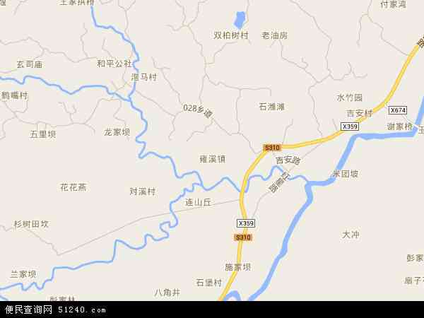 雍溪镇地图 - 雍溪镇电子地图 - 雍溪镇高清地图 - 2024年雍溪镇地图