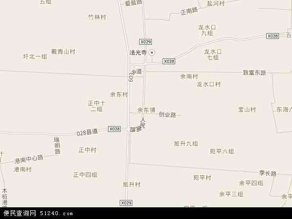 余东镇地图 - 余东镇电子地图 - 余东镇高清地图 - 2026年余东镇地图