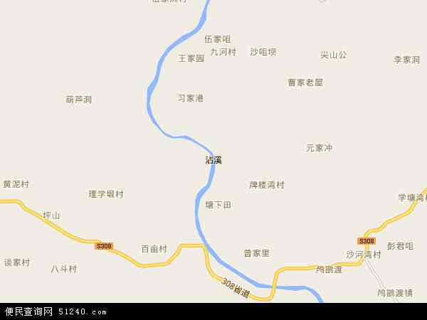 沾溪镇地图 - 沾溪镇电子地图 - 沾溪镇高清地图 - 2024年沾溪镇地图